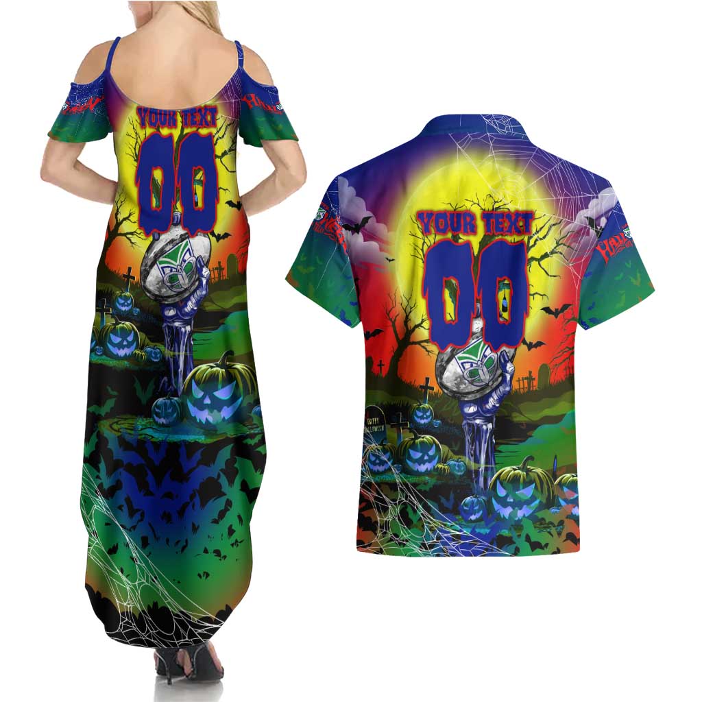 We Are Warriors Halloween Couples Matching Summer Maxi Dress and Hawaiian Shirt Pumpkin Scary Spooky Season - Aussie Hoodie