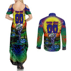 We Are Warriors Halloween Couples Matching Summer Maxi Dress and Long Sleeve Button Shirt Pumpkin Scary Spooky Season - Aussie Hoodie