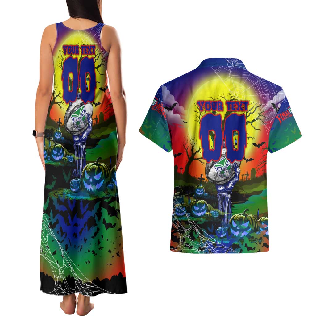 We Are Warriors Halloween Couples Matching Tank Maxi Dress and Hawaiian Shirt Pumpkin Scary Spooky Season - Aussie Hoodie