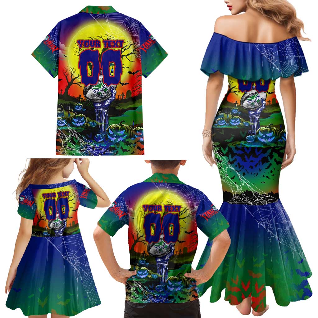 We Are Warriors Halloween Family Matching Mermaid Dress and Hawaiian Shirt Pumpkin Scary Spooky Season - Aussie Hoodie