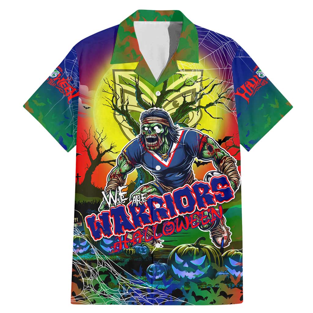 We Are Warriors Halloween Family Matching Mermaid Dress and Hawaiian Shirt Pumpkin Scary Spooky Season - Aussie Hoodie