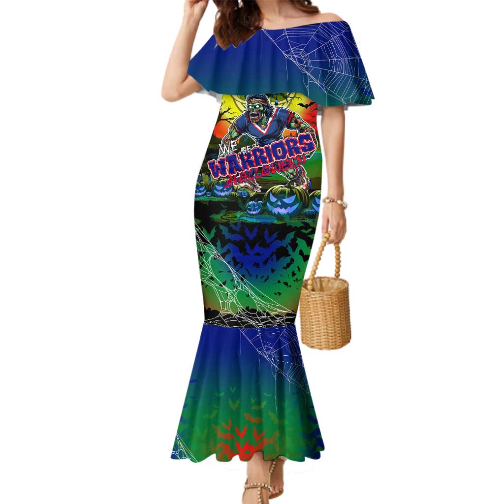 We Are Warriors Halloween Family Matching Mermaid Dress and Hawaiian Shirt Pumpkin Scary Spooky Season - Aussie Hoodie