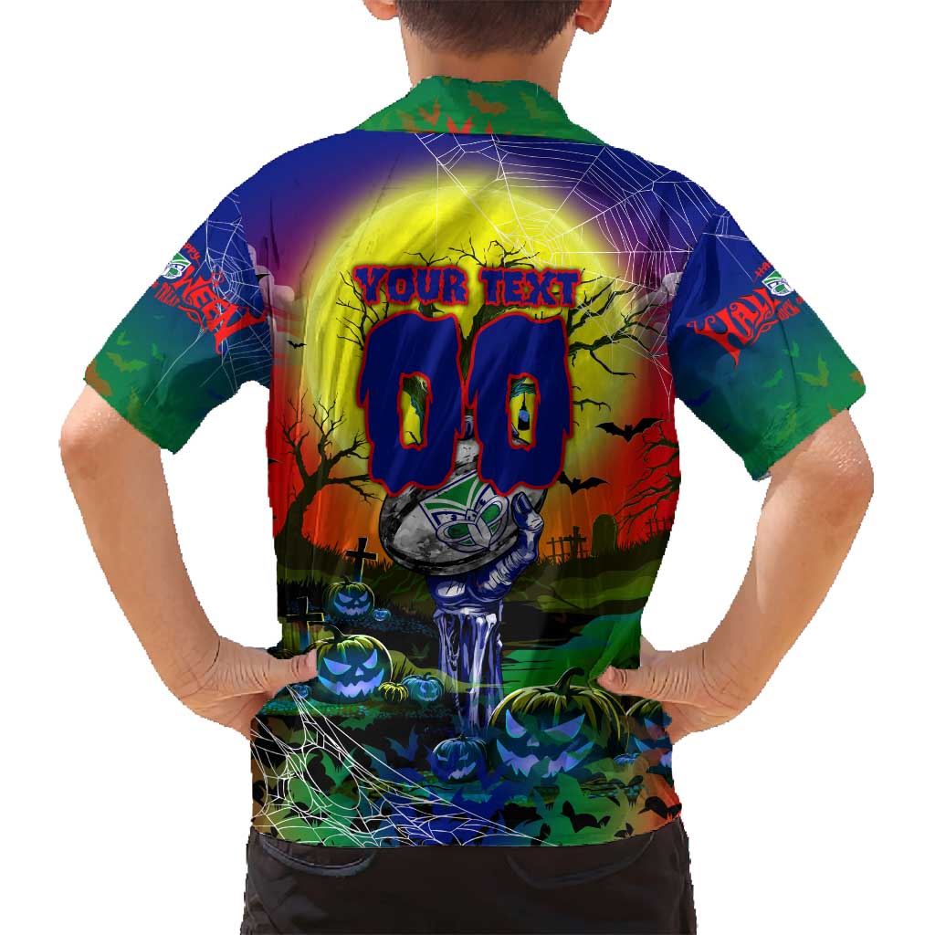 We Are Warriors Halloween Family Matching Off Shoulder Maxi Dress and Hawaiian Shirt Pumpkin Scary Spooky Season - Aussie Hoodie