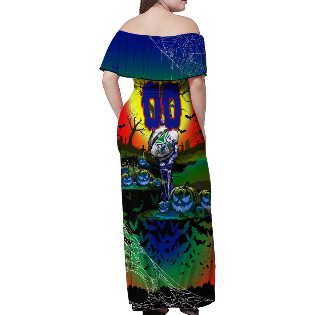 We Are Warriors Halloween Family Matching Off Shoulder Maxi Dress and Hawaiian Shirt Pumpkin Scary Spooky Season - Aussie Hoodie