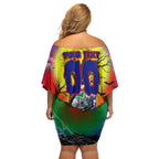We Are Warriors Halloween Family Matching Off Shoulder Short Dress and Hawaiian Shirt Pumpkin Scary Spooky Season - Aussie Hoodie