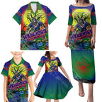 We Are Warriors Halloween Family Matching Puletasi and Hawaiian Shirt Pumpkin Scary Spooky Season - Aussie Hoodie