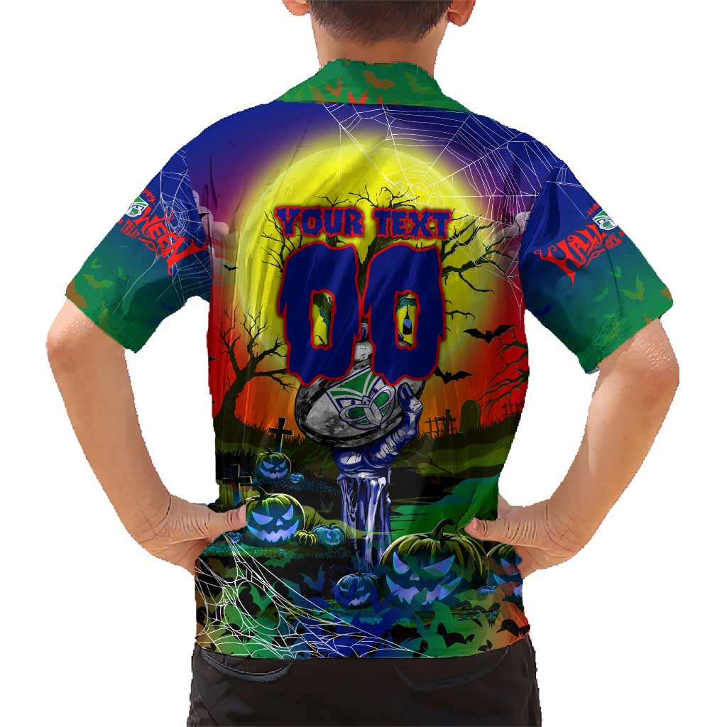 We Are Warriors Halloween Family Matching Short Sleeve Bodycon Dress and Hawaiian Shirt Pumpkin Scary Spooky Season - Aussie Hoodie