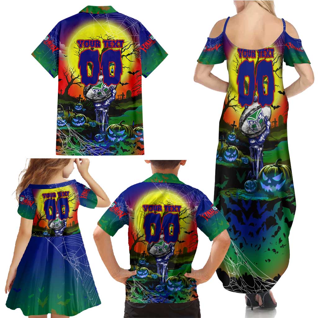 We Are Warriors Halloween Family Matching Summer Maxi Dress and Hawaiian Shirt Pumpkin Scary Spooky Season - Aussie Hoodie
