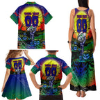 We Are Warriors Halloween Family Matching Tank Maxi Dress and Hawaiian Shirt Pumpkin Scary Spooky Season - Aussie Hoodie