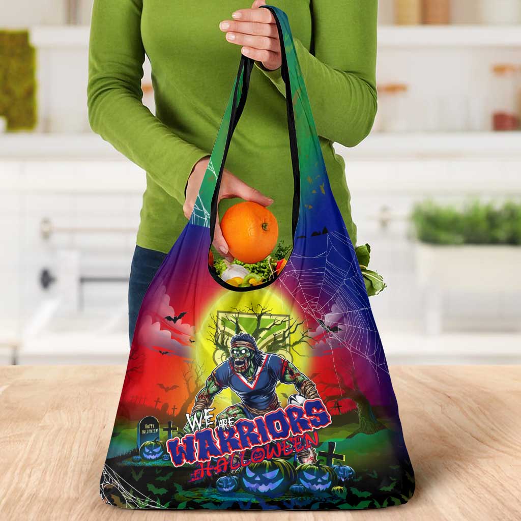 We Are Warriors Halloween Grocery Bag Pumpkin Scary Spooky Season - Aussie Hoodie