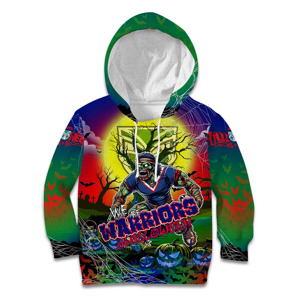 We Are Warriors Halloween Kid Hoodie Pumpkin Scary Spooky Season - Aussie Hoodie