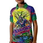 We Are Warriors Halloween Kid Polo Shirt Pumpkin Scary Spooky Season - Aussie Hoodie