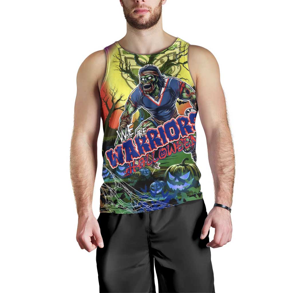 We Are Warriors Halloween Men Tank Top Pumpkin Scary Spooky Season - Aussie Hoodie