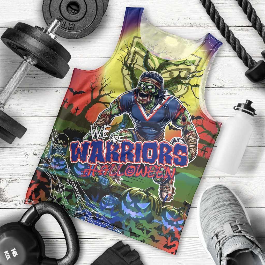 We Are Warriors Halloween Men Tank Top Pumpkin Scary Spooky Season - Aussie Hoodie