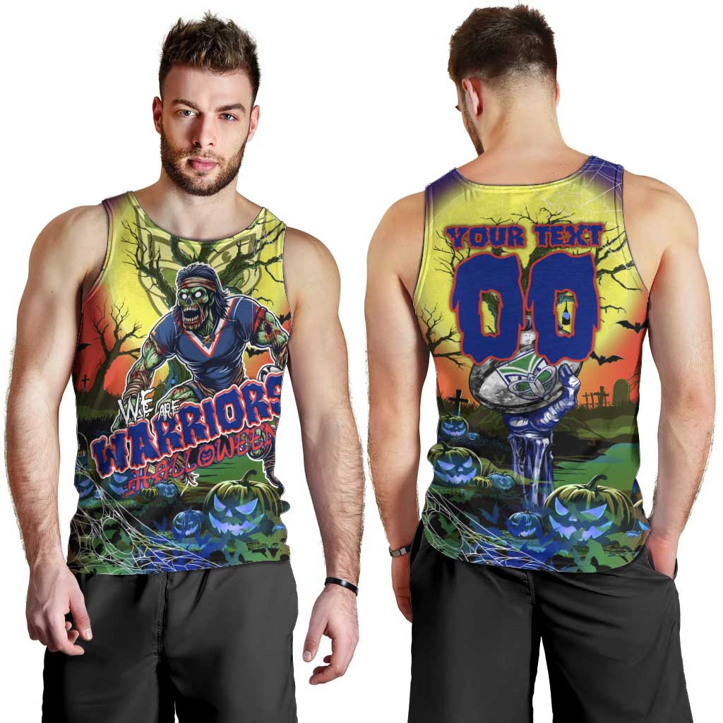 We Are Warriors Halloween Men Tank Top Pumpkin Scary Spooky Season - Aussie Hoodie