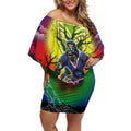 We Are Warriors Halloween Off Shoulder Short Dress Pumpkin Scary Spooky Season - Aussie Hoodie