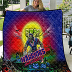 We Are Warriors Halloween Quilt Pumpkin Scary Spooky Season - Aussie Hoodie