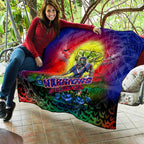 We Are Warriors Halloween Quilt Pumpkin Scary Spooky Season - Aussie Hoodie