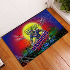 We Are Warriors Halloween Rubber Doormat Pumpkin Scary Spooky Season - Aussie Hoodie