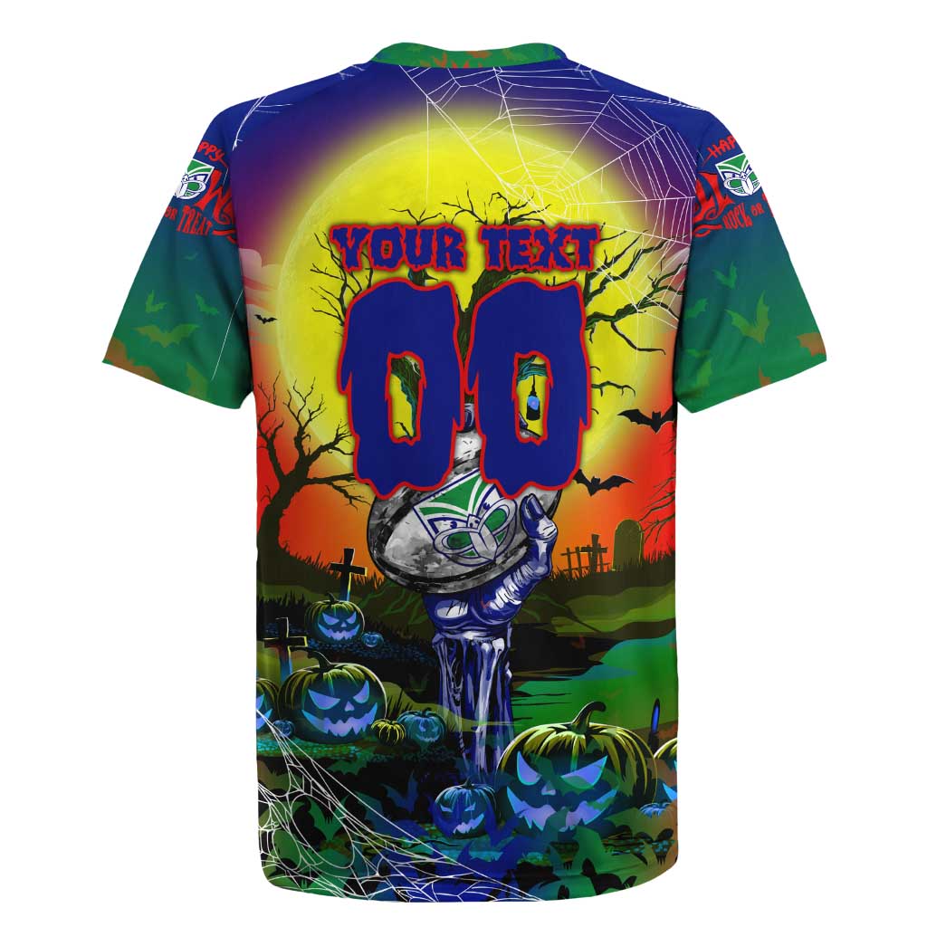 We Are Warriors Halloween Rugby Jersey Pumpkin Scary Spooky Season - Aussie Hoodie