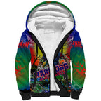 We Are Warriors Halloween Sherpa Hoodie Pumpkin Scary Spooky Season - Aussie Hoodie