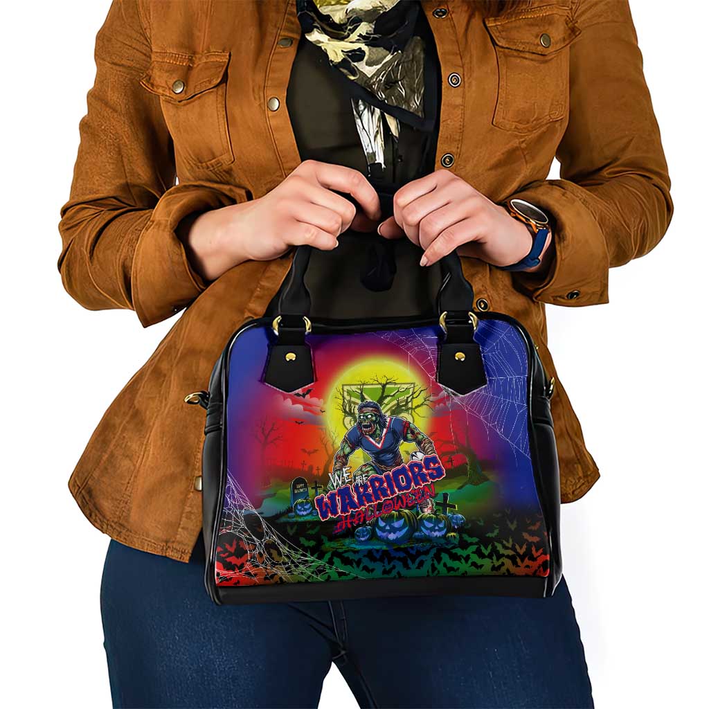 We Are Warriors Halloween Shoulder Handbag Pumpkin Scary Spooky Season - Aussie Hoodie