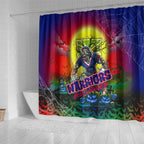 We Are Warriors Halloween Shower Curtain Pumpkin Scary Spooky Season - Aussie Hoodie