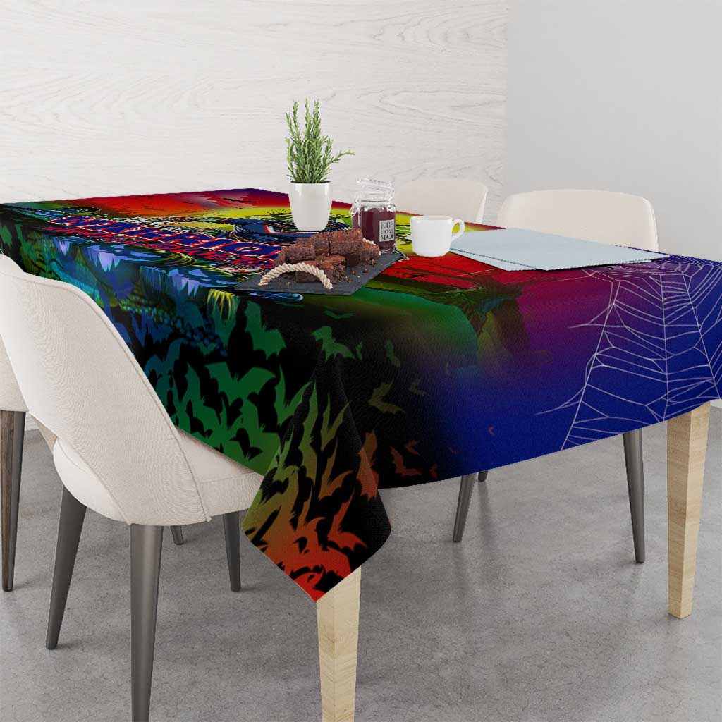 We Are Warriors Halloween Tablecloth Pumpkin Scary Spooky Season - Aussie Hoodie