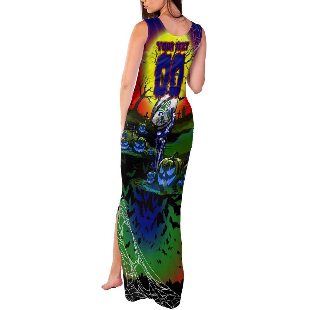 We Are Warriors Halloween Tank Maxi Dress Pumpkin Scary Spooky Season - Aussie Hoodie