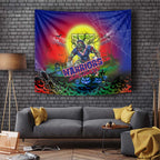 We Are Warriors Halloween Tapestry Pumpkin Scary Spooky Season - Aussie Hoodie