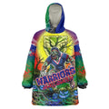 We Are Warriors Halloween Wearable Blanket Hoodie Pumpkin Scary Spooky Season - Aussie Hoodie