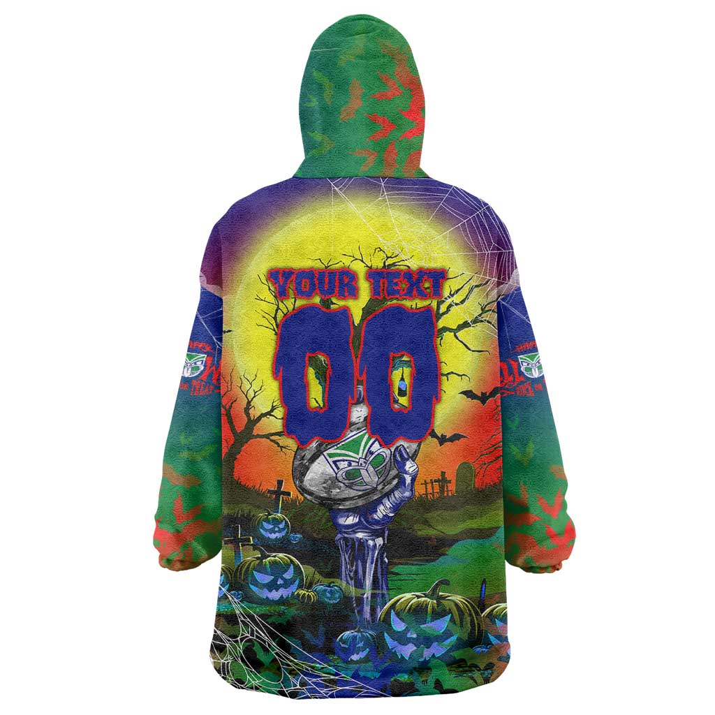 We Are Warriors Halloween Wearable Blanket Hoodie Pumpkin Scary Spooky Season - Aussie Hoodie