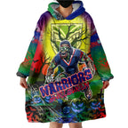 We Are Warriors Halloween Wearable Blanket Hoodie Pumpkin Scary Spooky Season - Aussie Hoodie