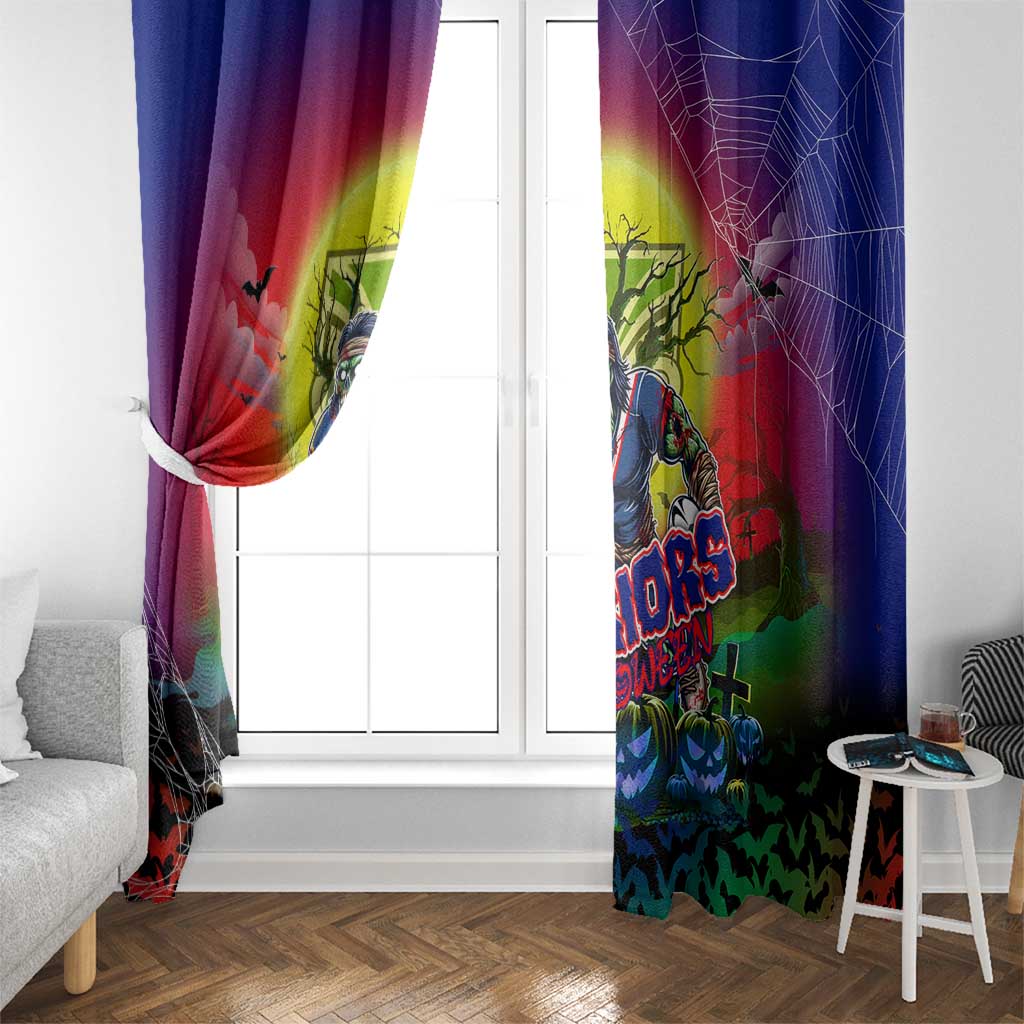 We Are Warriors Halloween Window Curtain Pumpkin Scary Spooky Season - Aussie Hoodie