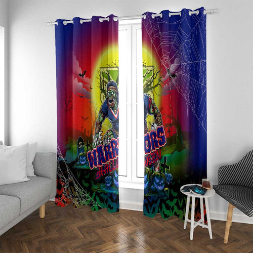We Are Warriors Halloween Window Curtain Pumpkin Scary Spooky Season - Aussie Hoodie