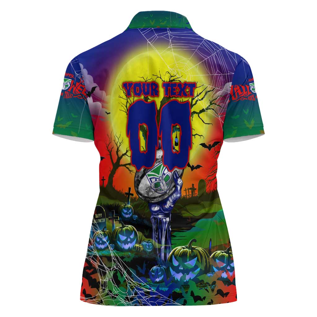 We Are Warriors Halloween Women Polo Shirt Pumpkin Scary Spooky Season - Aussie Hoodie