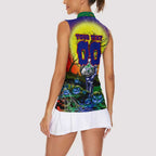 We Are Warriors Halloween Women Sleeveless Polo Shirt Pumpkin Scary Spooky Season - Aussie Hoodie