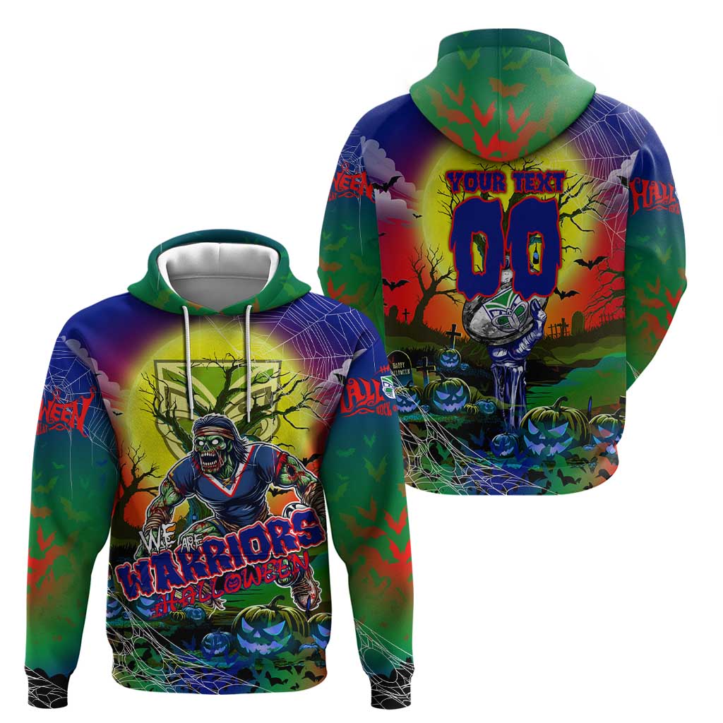 We Are Warriors Halloween Zip Hoodie Pumpkin Scary Spooky Season - Aussie Hoodie