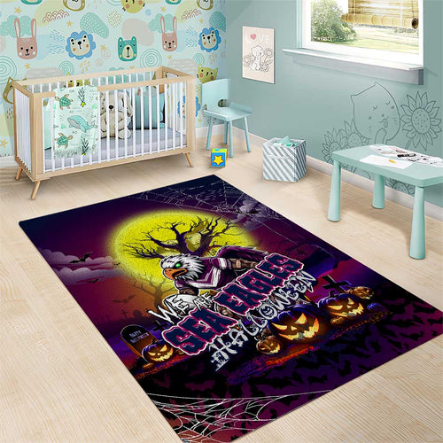 We Are Sea Eagles Halloween Area Rug Pumpkin Scary Spooky Season - Aussie Hoodie