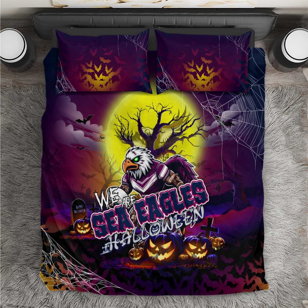 We Are Sea Eagles Halloween Bedding Set Pumpkin Scary Spooky Season - Aussie Hoodie
