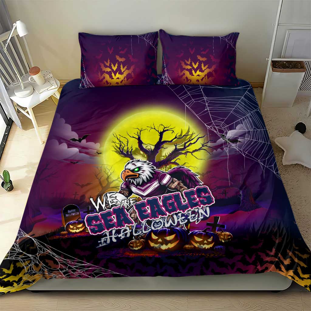 We Are Sea Eagles Halloween Bedding Set Pumpkin Scary Spooky Season - Aussie Hoodie
