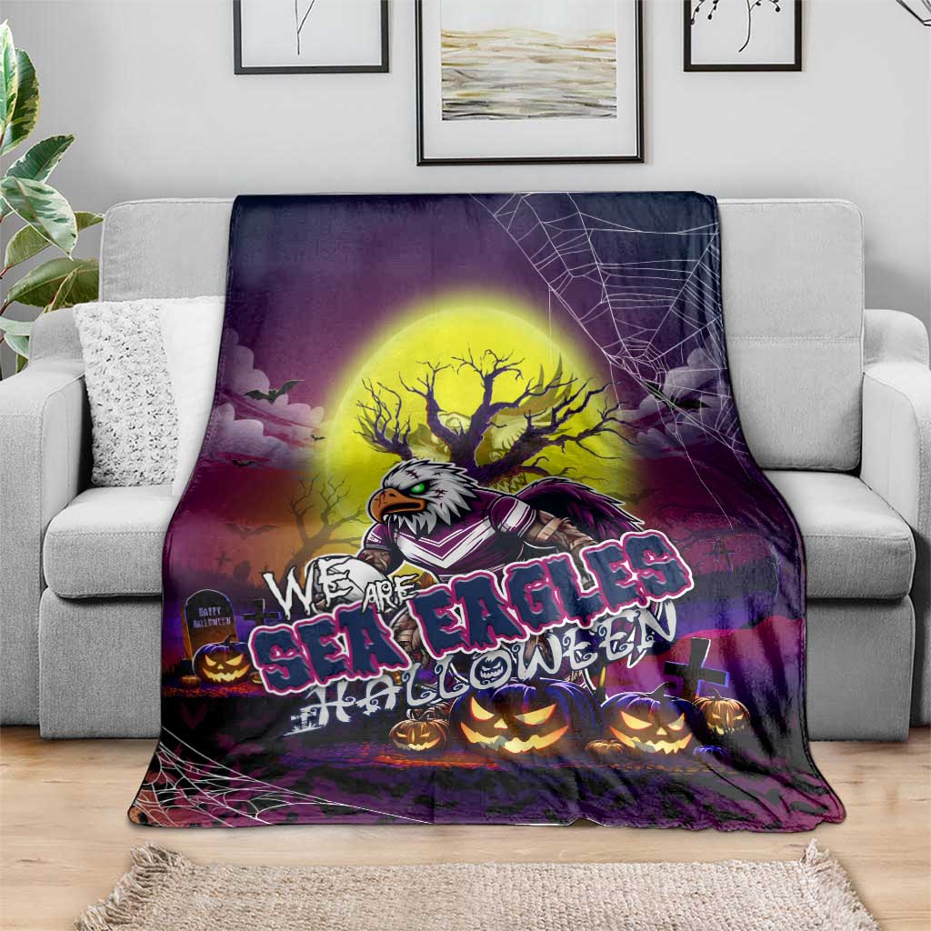 We Are Sea Eagles Halloween Blanket Pumpkin Scary Spooky Season - Aussie Hoodie