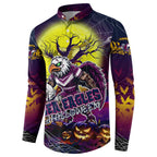 We Are Sea Eagles Halloween Button Sweatshirt Pumpkin Scary Spooky Season - Aussie Hoodie