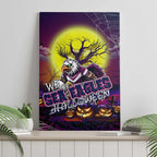 We Are Sea Eagles Halloween Canvas Wall Art Pumpkin Scary Spooky Season - Aussie Hoodie