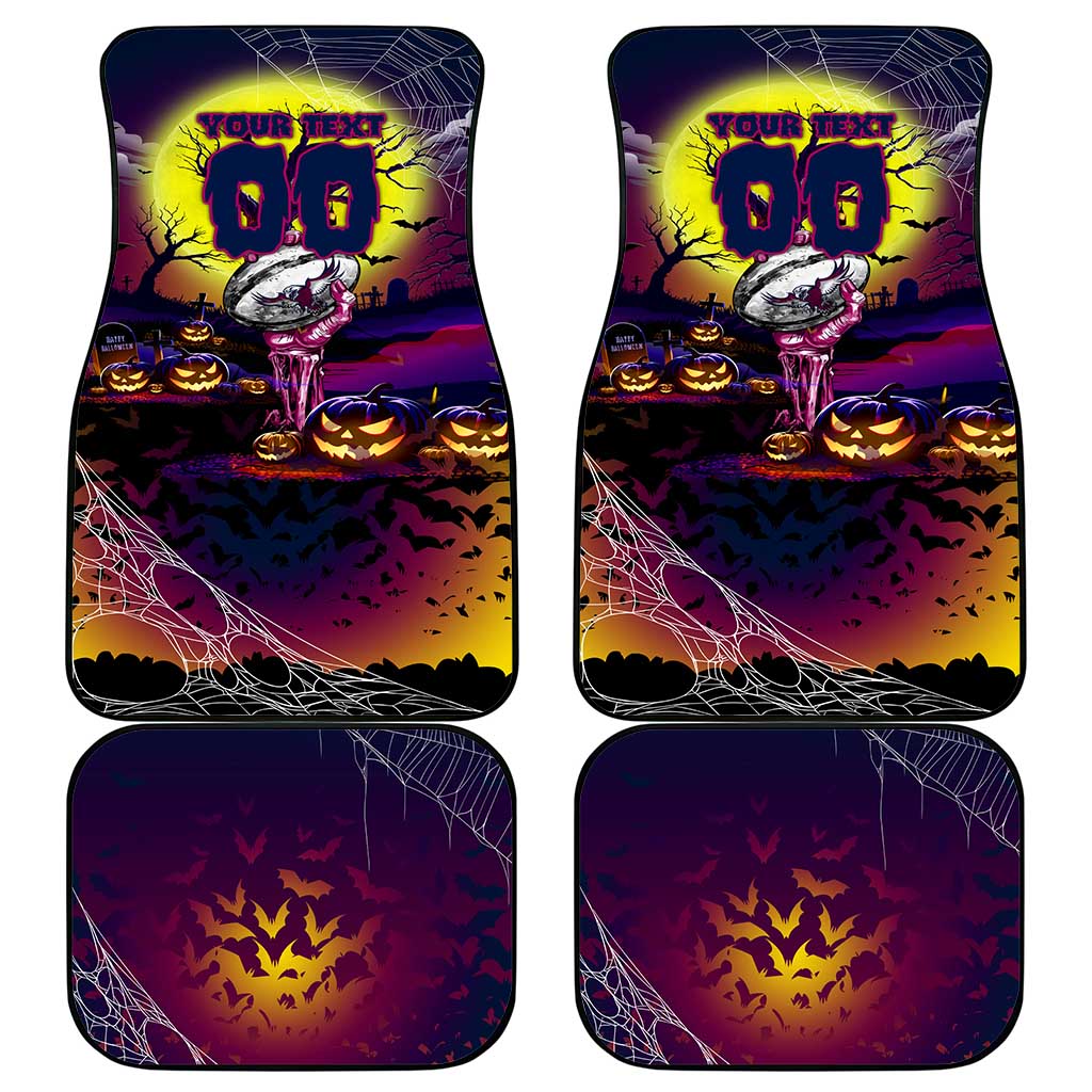 We Are Sea Eagles Halloween Car Mats Pumpkin Scary Spooky Season - Aussie Hoodie