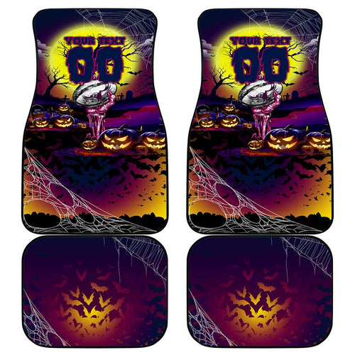 We Are Sea Eagles Halloween Car Mats Pumpkin Scary Spooky Season - Aussie Hoodie