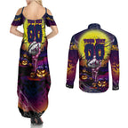 We Are Sea Eagles Halloween Couples Matching Summer Maxi Dress and Long Sleeve Button Shirt Pumpkin Scary Spooky Season - Aussie Hoodie