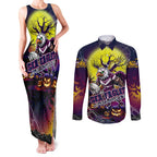 We Are Sea Eagles Halloween Couples Matching Tank Maxi Dress and Long Sleeve Button Shirt Pumpkin Scary Spooky Season - Aussie Hoodie