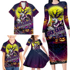We Are Sea Eagles Halloween Family Matching Long Sleeve Bodycon Dress and Hawaiian Shirt Pumpkin Scary Spooky Season - Aussie Hoodie