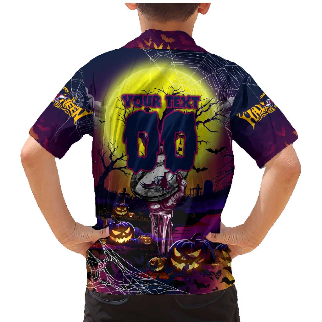 We Are Sea Eagles Halloween Family Matching Mermaid Dress and Hawaiian Shirt Pumpkin Scary Spooky Season - Aussie Hoodie
